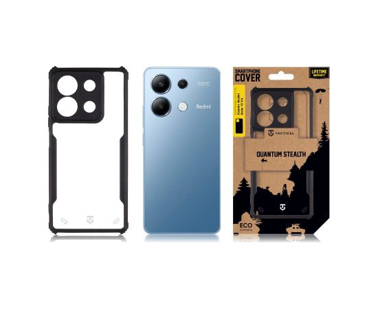 Tactical Quantum Stealth Cover for Xiaomi Redmi Note 13 5G Clear|Black