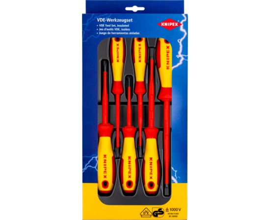 Skrūvgriežu komplekts Knipex 002012V02; 6 gab.