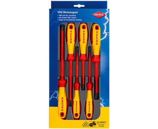 Skrūvgriežu komplekts Knipex 002012V01; 6 gab.