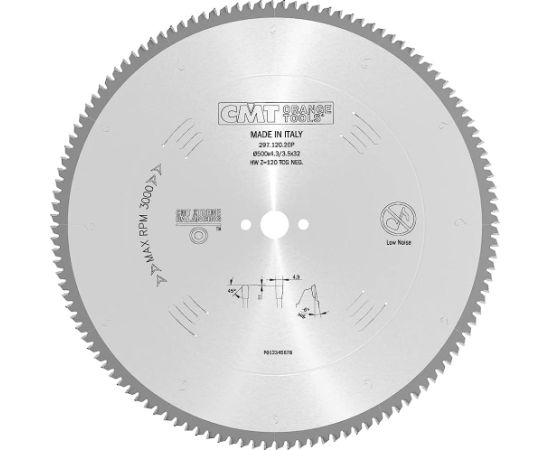 Universālais griešanas disks CMT 296; 450X4,2X32; Z120 -6°