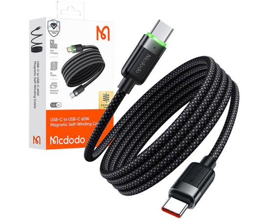 Mcdodo CCA-2000 USB-C to USB-C cable, 60W, self-winding, 1.2m