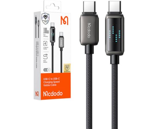 Mcdodo CA-4250 USB-C to USB-C cable, 100W, LED display, 1.2m