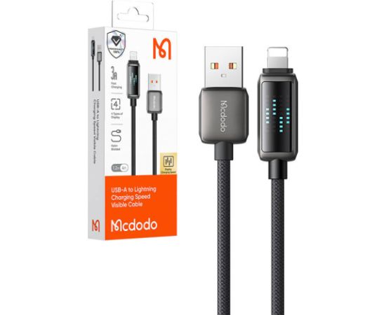 Mcdodo CA-5250 LED Display USB-A to Lightning Data Cable 1.2m