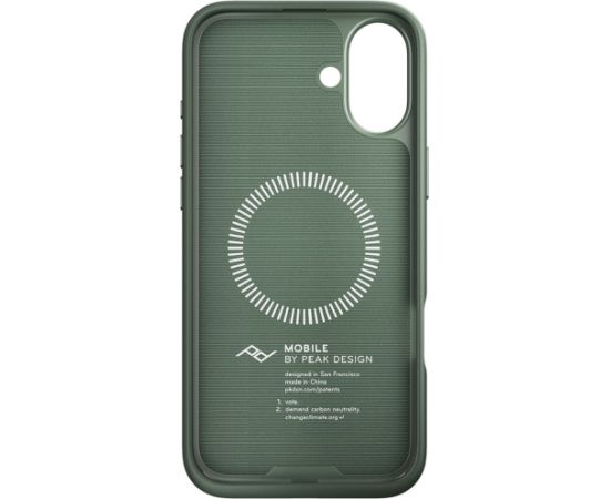 Peak Design case Apple iPhone 16 Plus Everyday Mobile Fabric Case, sage