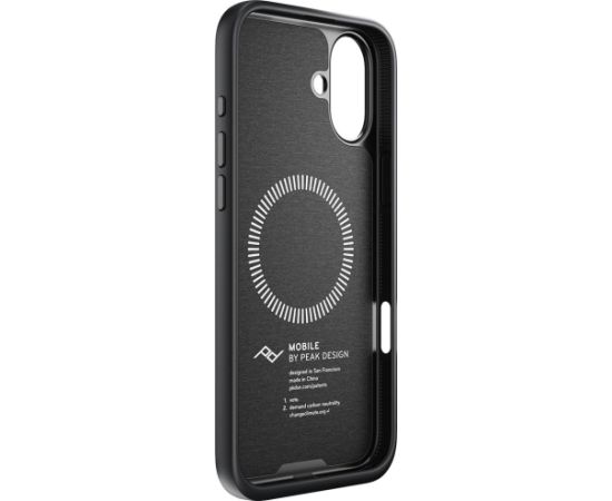 Peak Design case Apple iPhone 16 Plus Everyday Mobile Fabric Case, charcoal