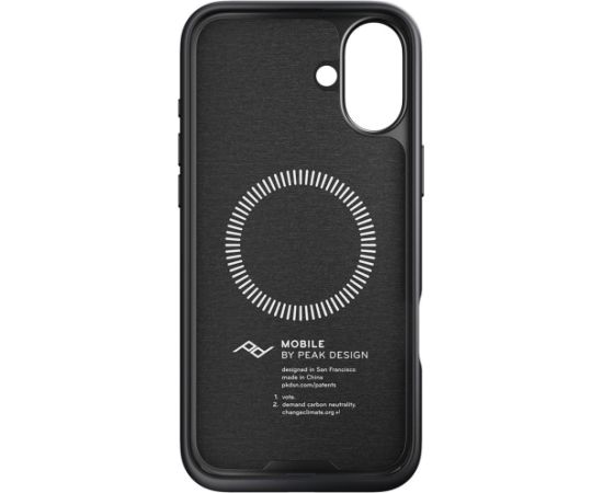 Peak Design case Apple iPhone 16 Plus Everyday Mobile Fabric Case, charcoal