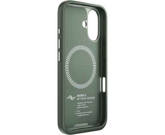 Peak Design защитный чехол Apple iPhone 16 Everyday Mobile Fabric Case, sage