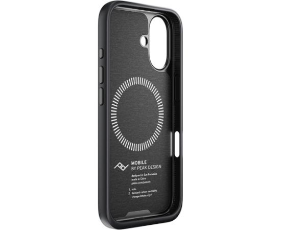 Peak Design case Apple iPhone 16 Everyday Mobile Fabric Case, charcoal