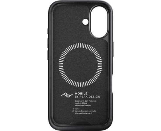 Peak Design case Apple iPhone 16 Everyday Mobile Fabric Case, charcoal