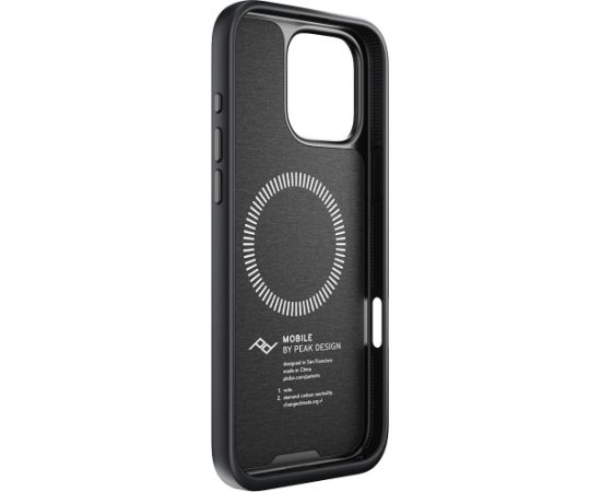 Peak Design case Apple iPhone 16 Pro Max Mobile Everyday Fabric Case, charcoal