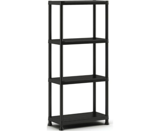 Keter 4 līmeņu plaukts Shelf 60 with 4 shelves 60x30x135cm melns