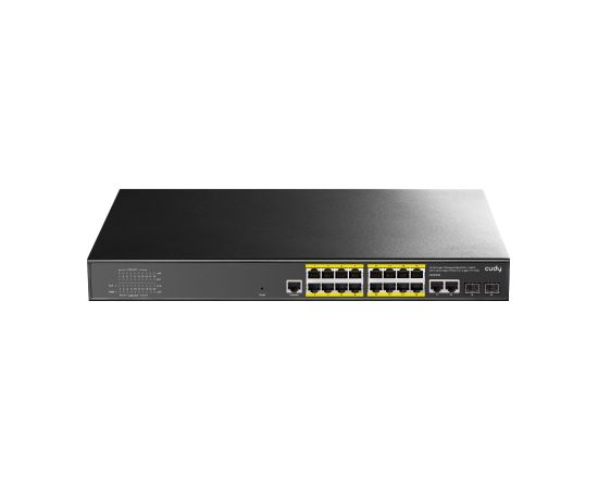 Cudy GS2018PS2 Managed L2 Gigabit Ethernet (10/100/1000) Power over Ethernet (PoE) 1U Black