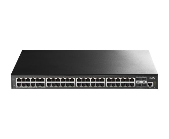 Cudy GS5048S4 network switch Managed L3 Gigabit Ethernet (10/100/1000) Black