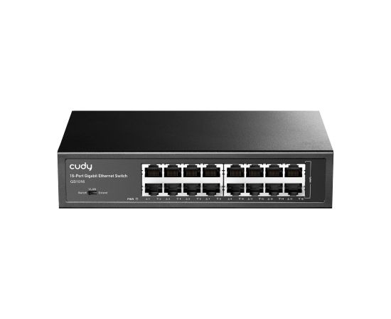 Cudy GS1016 network switch Gigabit Ethernet (10/100/1000) Black