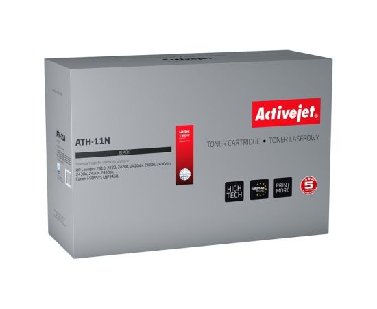 Activejet ATH-11N toner for HP printer; HP 11A Q6511A, Canon CRG-710 replacement; Supreme; 6000 pages; black