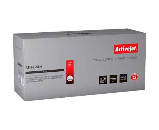 Activejet ATH-12XN toner (replacement for HP 12X Q2612A, Canon FX-10, Canon CRG-703; Premium; 2850 pages; black)