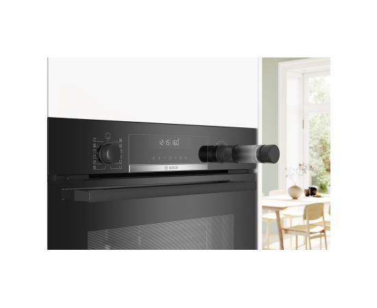 Bosch Serie 6 HRA5380B0 oven 71 L 3600 W A Black, Stainless steel