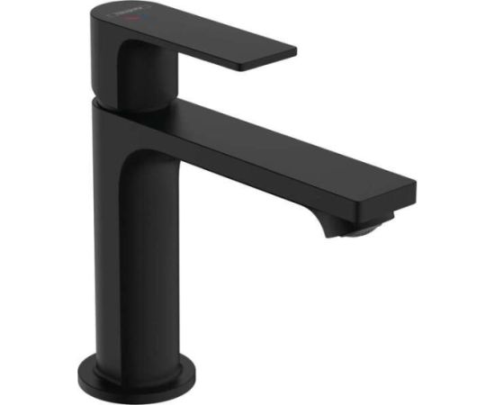 Hansgrohe izlietnes maisītājs Rebris E 110 CoolStart, ar metāla pop-up, matt black