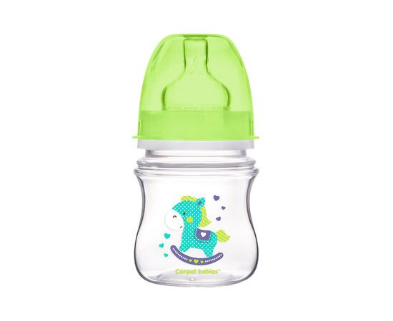 CANPOL BABIES bottle wide neck 120ml EasyStart colorful animals 35/205