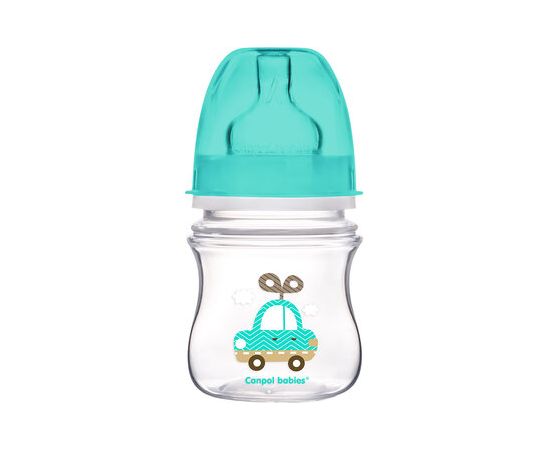 CANPOL BABIES bottle wide neck 120ml EasyStart colorful animals 35/205