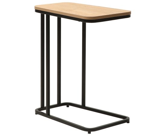 Side table HEDVIG 50x32xH60cm, ash/black