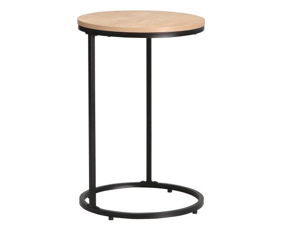 Side table HEDVIG D40xH60cm, ash/black