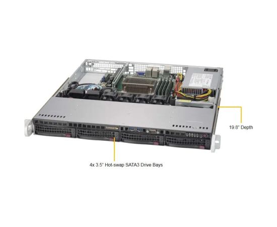 Action Actina 5901443345190 server 960 GB Rack (1U) Intel Xeon E E-2314 2.8 GHz 16 GB DDR4-SDRAM 350 W