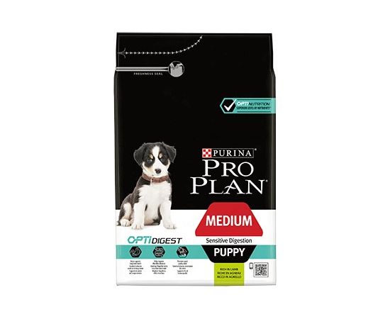 PURINA Pro Plan Optidigest Medium Puppy Sensitive Lamb - dry dog food - 3 kg