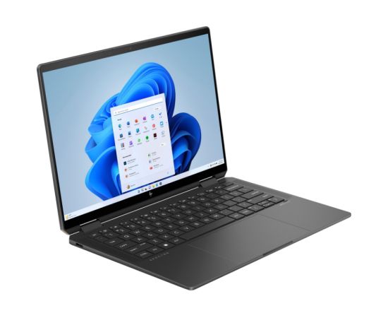 HP Spectre x360 2-in-1 Laptop 14-eu0008nn - Ultra 5-125H, 16GB, 1TB SSD, 14" 2.8K 400-nit 120Hz OLED HDR 500 Touch, 9MP IR cam, FPR, US backlit keyboard, 68Wh, Nightfall Black, Win 11 Home, 1 years / A14V0EA#ABB