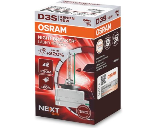 Osram D3S Night Breaker 35W 12V Laser +220% NEXT GEN