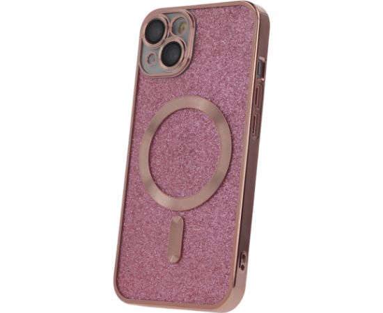 Mocco Glitter Chrome MagSafe Case Силиконовый Чехол для Apple iPhone 13