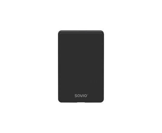 Kastīte cietajam diskam Savio 2.5" HDD/SSD SATA USB 2.0