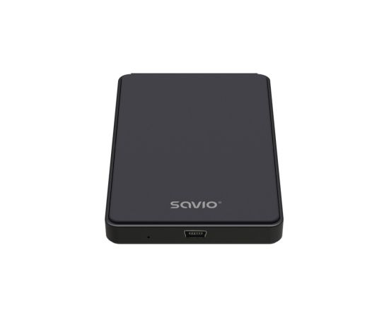 Kastīte cietajam diskam Savio 2.5" HDD/SSD SATA USB 2.0