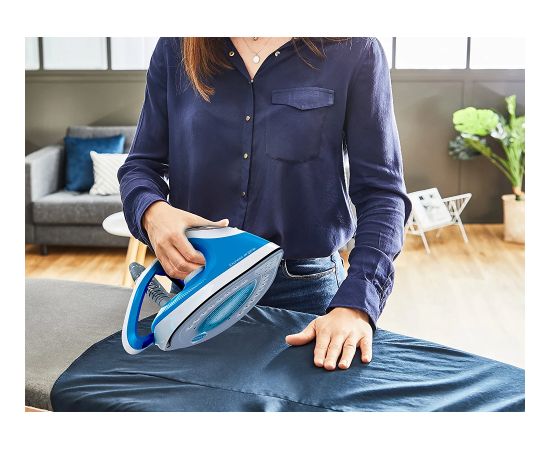 Tefal Express Airglide SV 8002, steam iron station (blue/white)