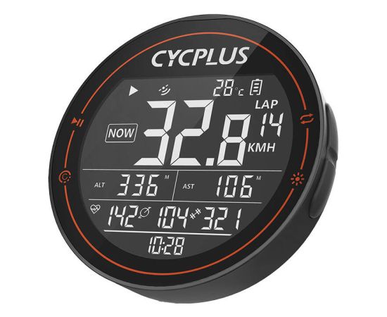 Cycplus M2 bicycle computer - compatibile with Strava, Trainingpeaks etc.