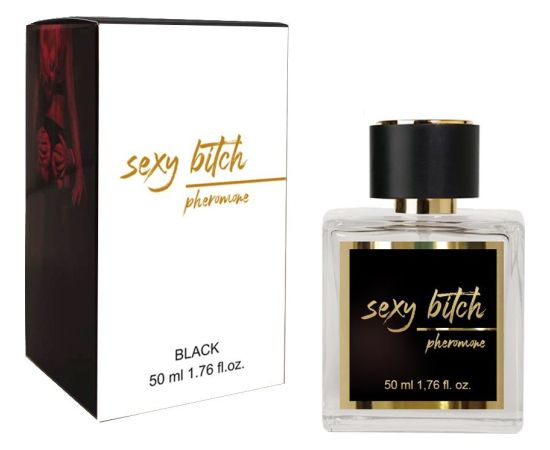 AURORA_Sexy Bitch Pheromone feromony dla kobiet i mężczyzn Black 50ml