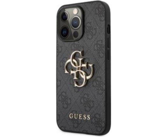 Guess Apple  iPhone 13 Pro Metal Logo Case Grey