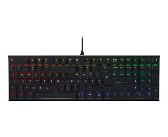 DE layout - CHERRY MX 10.0N RGB, Keyboard (black, CHERRY MX Low Profile RGB Speed)