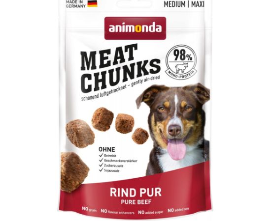 ANIMONDA Meat Chunks Beef - dog treat - 60g