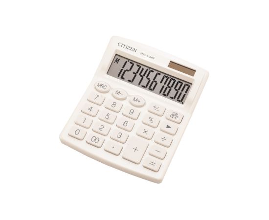 CITIZEN SDC-810NRWHE office calculator, 10-digit, 127x105mm, white