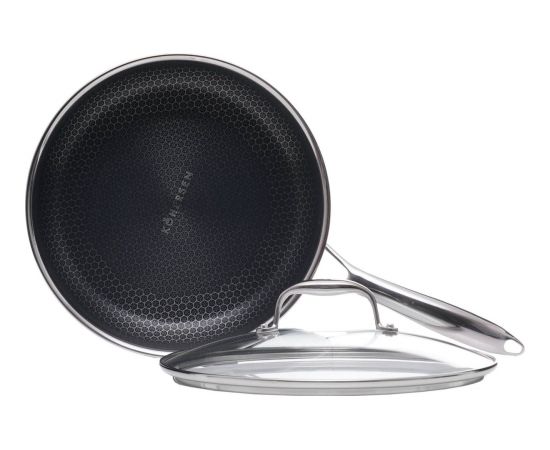 Patelnia sauté z pokrywką Kohersen Black Cube 26cm