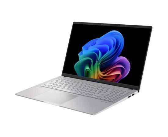 Notebook ASUS VivoBook Series S 15 OLED S5507QA-MA001W CPU  Snapdragon X1E78100 3400 MHz 15.6" 2880x1620 RAM 32GB LPDDR5x SSD 1TB Qualcomm Adreno Integrated ENG Card Reader micro SD Windows 11 Home Silver 1.5 kg 90NB14Q2-M006N0