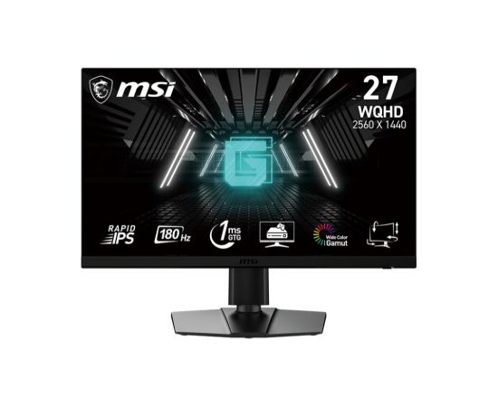 LCD Monitor MSI G272QPF E2 27" Gaming Panel IPS 2560x1440 16:9 180Hz 1 ms Swivel Pivot Height adjustable Tilt G272QPFE2