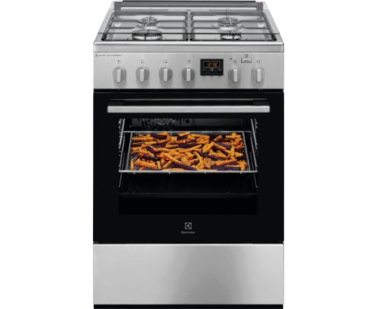 Electrolux LKK660221X Gāzes plīts 600.sērijas SteamBake 60cm AirFry