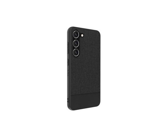 iLike Samsung  Galaxy S23 Plastic Leather Back Cover Black