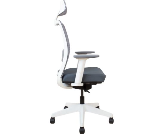 Task chair ANGGUN grey with white frame