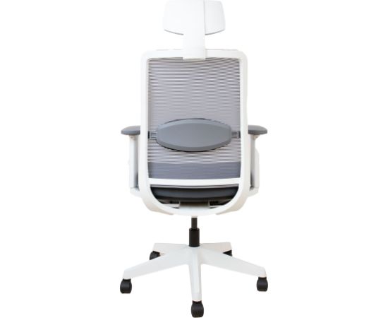 Task chair ANGGUN grey with white frame