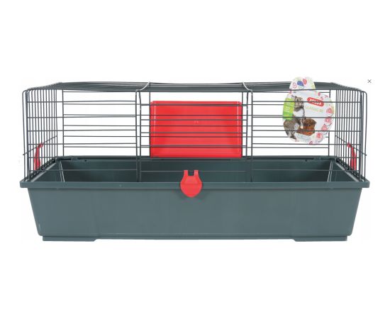 ZOLUX Classic 80 grey/red - cage for rodents