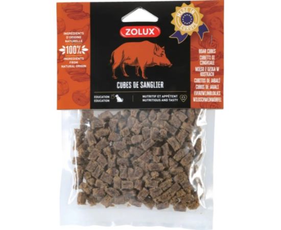 ZOLUX Boar Cubes - Dog treat - 100g