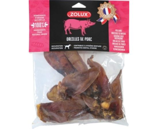 ZOLUX Pork ear - chew for dog - 150g